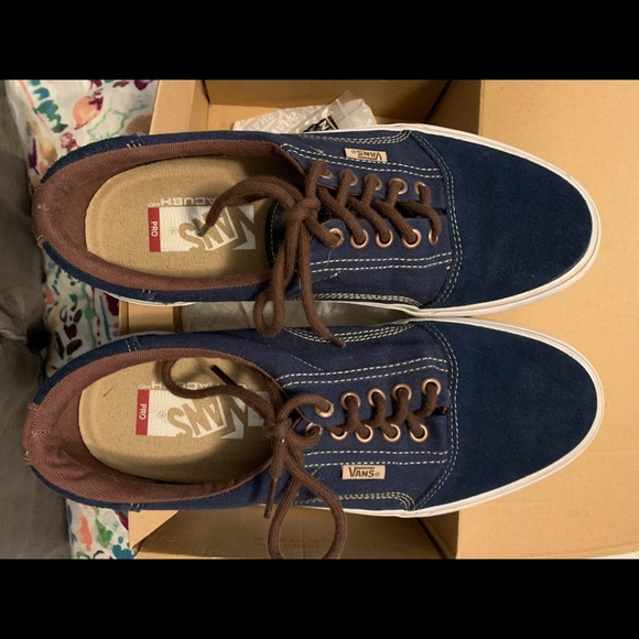 Vans Dress Blue/Brown - Picture 3 of 4